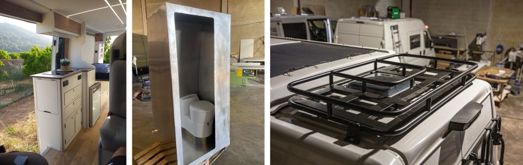 Accesorios de aluminio camper