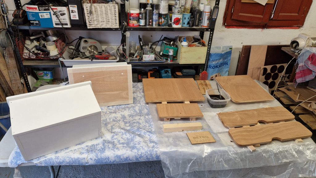 como pintar los muebles de una camper