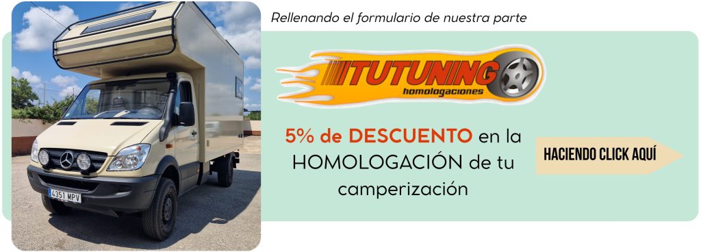 descuento homologación camper